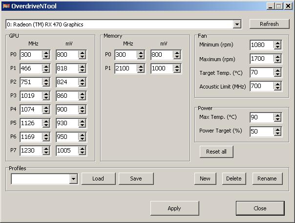 OverdriveNTool 0.2.7: Download and Configure AMD GPU Overclocking Software