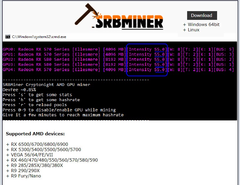 SRBMiner v1.8.9: Скачать и Настроить AMD GPU Miner Cryptonight