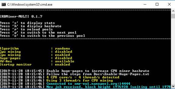 SRBMiner-MULTI 0.2.0 - miner for CPU and GPUs AMD / Nvidia (Download and Configure)