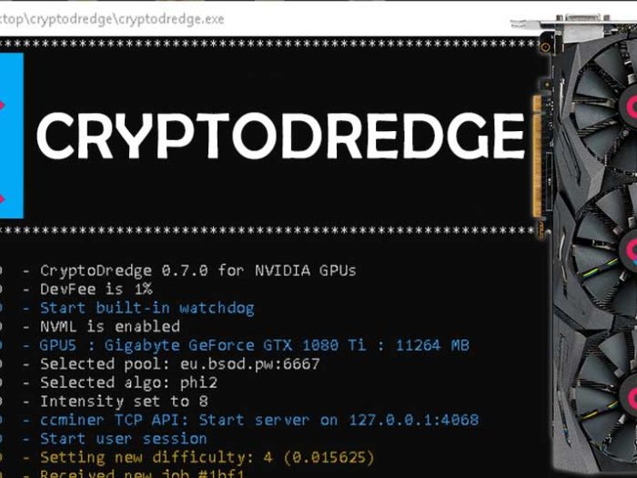 CryptoDredge v0.23.0: Cryptonight, CuckooCycle, Heavy, MTP, Cuckaroo, Bitcore