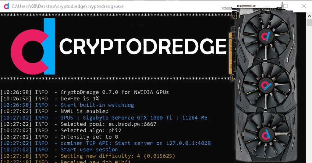 CryptoDredge v0.23.0: Cryptonight, CuckooCycle, Heavy, MTP, Cuckaroo, Bitcore