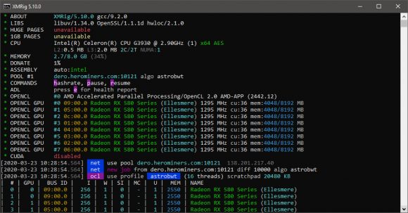 XMRig v5.10.0: Download AMD GPU Miner With Support AstroBWT mining