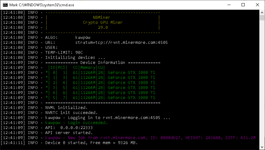 NBMiner 29.1 (NebuTech): Download and Configure for Windows