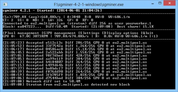 SGMiner v4.2.1: Download Scrypt GPU Miner for Windows