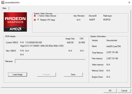ATIFlash / AMD VBFlash 2.93 (BIOS Flashing AMD GPUs)