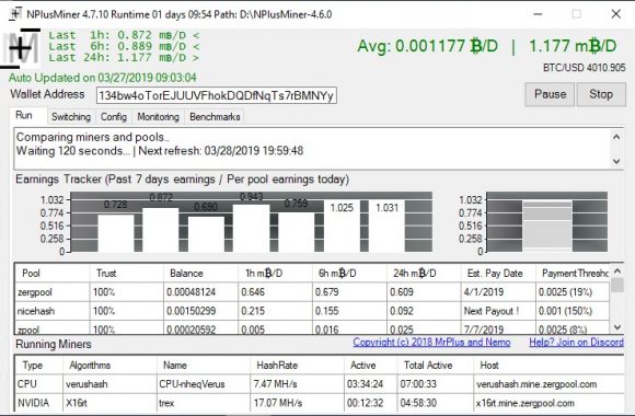 NPlusMiner v7.1.4: A New Alternative to NiceHash and Cudo Miner