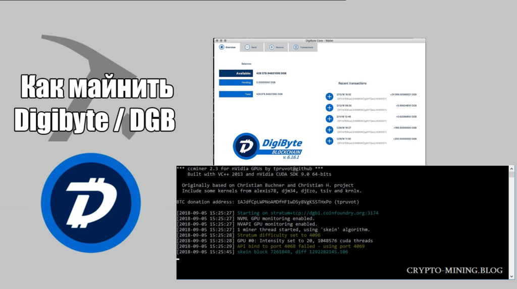 Как майнить DIGIBYTE: Инструкция по майнингу и обзор криптовалюты DGB