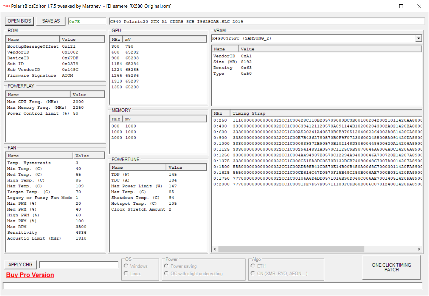 POLARIS BIOS EDITOR 1.7.6 (AMD RX): Download and Configure PBE for Windows