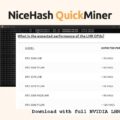 NiceHash QuickMiner 0.5.4.0: Скачать с полной разблокировкой LHR NVIDIA